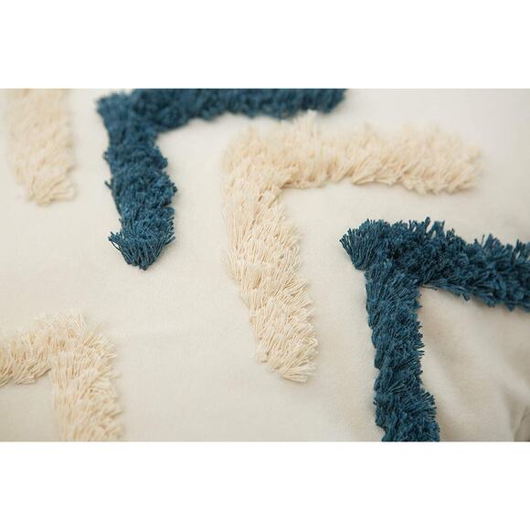 Geometric Chevron Boho Throw Pillow Covers Tufted Soft Pillow Case 18x18, 1PC - Picture 9 of 9